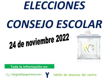 Elecciones Consejo Escolar 2022