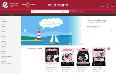 Os presentamos Edutecarm, la plataforma de préstamos de libros online de la Consejería