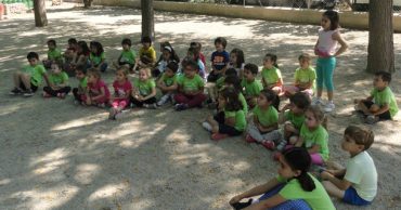 Los alumnos de Infantil en la granja escuela Planeta Balú en La Alberca