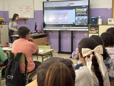 Intercambio virtual en 5&ordm; con Nerea, nuestra alumna de pr&aacute;cticas