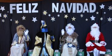 Visita de SSMM Los Reyes Magos de Oriente y Papá Noel