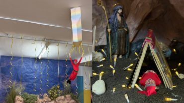 ¡Pancho ha dormido en el Belén!